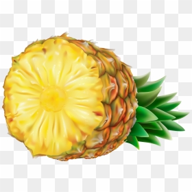 Clip Art Pineapple Juice Transparency Portable Network - Pineapple Transparent Background Clipart, HD Png Download - pineapple clipart png