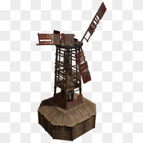 Rust - Turbina Eolica Rust, HD Png Download - wind turbine png