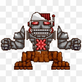 Golem Boss In Terraria, HD Png Download - terraria png