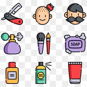 Cartoon Fruits And Vegetables Png, Transparent Png - barber png