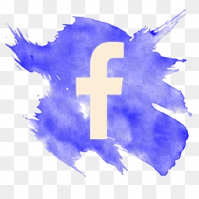 Free Png Download Watercolor Facebook Logo Png Images - Social Media Icons Flowers, Transparent Png - facebook logo.png