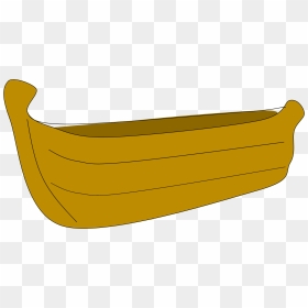 Fishing Boat Clipart Wooden Canoe - Wooden Fishing Boat Cartoon, HD Png Download - fishing boat png
