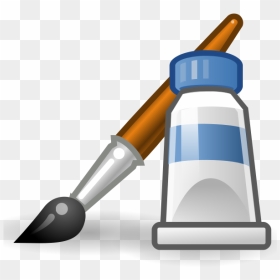 Paint Application For Pc Icon Vector Clip Art - Brush Ms Paint Tools, HD Png Download - pc icon png