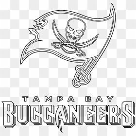 Tampa Bay Buccaneers Logo Outline - Outline Of Tampa Bay Buccaneers, HD Png Download - tampa bay buccaneers logo png