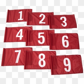 Number, HD Png Download - golf flag png