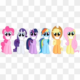 Rarity Pony Fluttershy Pink Vertebrate Cartoon - Angry Rainbow Dash, HD Png Download - creepy face png