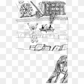 Drawing Lessons At A Juvenile Prison - Sketch, HD Png Download - prison png
