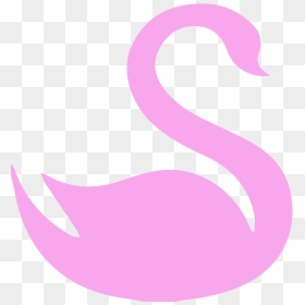 Pink Swan Png, Transparent Png - swan png