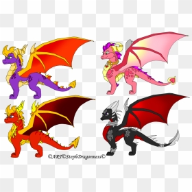 Spyro Ember Flame Cynder By Stephdragonness Spyro The - Spyro Ember And Flame, HD Png Download - ember png