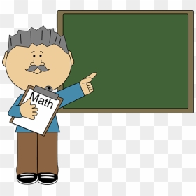 Male English Teacher Png Math Teacher Clip Art- - Men Teacher Clip Art, Transparent Png - teacher clipart png