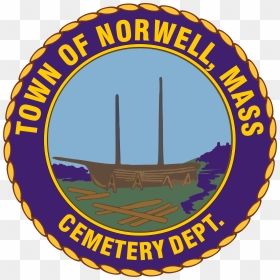 Norwell Town Seal Cemetery, HD Png Download - cemetery png