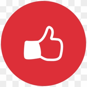 Youtube Round Icon Png Clipart , Png Download - Youtube Thumbs Up Icon Png, Transparent Png - youtube thumbs up button png