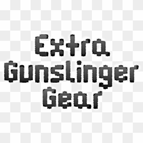 Tmodloader Extra Gunslinger Gear - Monochrome, HD Png Download - terraria png