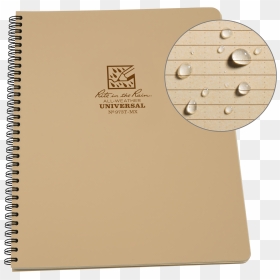 Rite In The Rain Weatherproof Side Spiral Notebook, - Notebook, HD Png Download - spiral notebook png