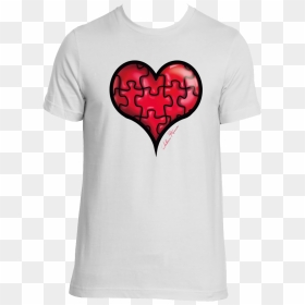 T-shirt With A Heart Png Image Background - T-shirt, Transparent Png - heart png images with transparent background