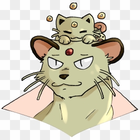 One But I Love Meowth/persian And My Persian Especially - Cartoon, HD Png Download - meowth png