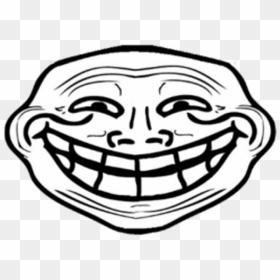 Trollface Png Transparent Images - Troll Face Front View, Png Download - troll faces png