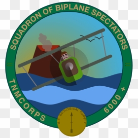 The National Map Corps Squadron Of Biplane Spectator - Circle, HD Png Download - award icon png