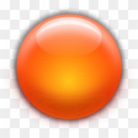 Orange Jewel - Orange Sphere Clipart, HD Png Download - glowing orb png