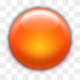 Orange Jewel - Orange Sphere Clipart, HD Png Download - glowing orb png