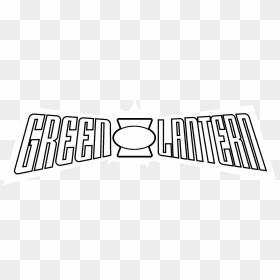 Green Lantern Logo Black And White - Circle, HD Png Download - green lantern logo png