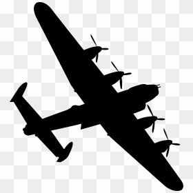 Propeller Driven Photography - Lancaster Bomber Silhouette, HD Png Download - air force png