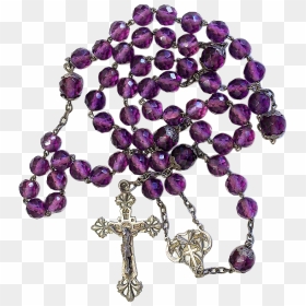 Rosary Png Purple, Transparent Png - rosary png