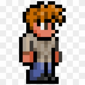 Terraria Guide Png, Transparent Png - terraria png