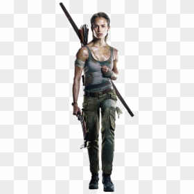Lara Croft Standee, HD Png Download - tomb raider logo png