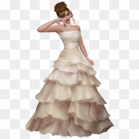 Bride Png Transparent Image - Wedding Dress Transparent Background, Png Download - bride png