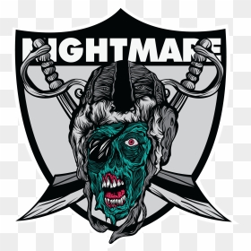 Logo Nightmare, HD Png Download - oakland raiders logo png