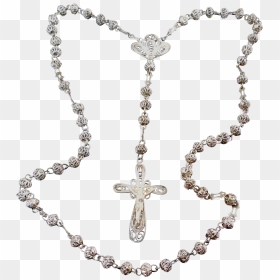 Rosary Clear Background Transparent & Png Clipart Free - Necklace, Png Download - rosary png