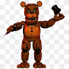 Clipart Resolution 894*894 - Fnaf Withered Freddy Full Body, HD Png Download - freddy png
