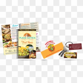 Spiral Binding Menu Card, HD Png Download - mexican banner png