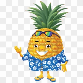 Pineapple Clipart Character - Illustration, HD Png Download - pineapple clipart png