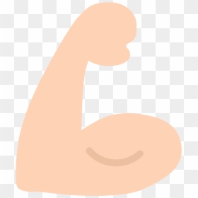 Emoji Clipart Muscle - Spierbal Emoji, HD Png Download - muscle emoji png