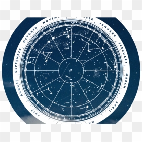 The Zodiac Is The Collection Of Twelve Constellations - Zodiac Sign Wheel Png, Transparent Png - constellations png