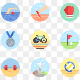 Education Flat Icons Png, Transparent Png - pokeball icon png