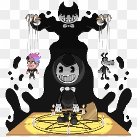 04 Bendy And The Ink Machine - Bendy And The Ink Machine Art Installation, HD Png Download - bendy and the ink machine png