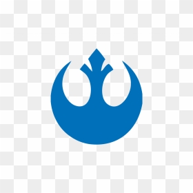 Star Wars Symbols Drawing , Png Download - Blue Rebel Logo Star Wars, Transparent Png - jedi symbol png