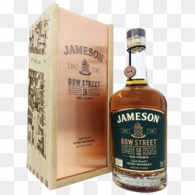 Jameson Bow Street 18 Years Irish Whiskey , Png Download - Jameson Irish Whiskey, Transparent Png - whiskey png