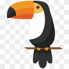 Toucan Clipart Crow Beak - Toucan Drawing, HD Png Download - toucan png