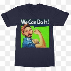 We Can Do It Meme ﻿classic Adult T-shirt - Rosie The Riveter, HD Png Download - rosie the riveter png
