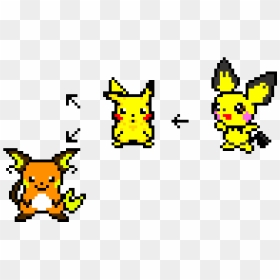 Wip Pichu Evolution - Pichu Evolution, HD Png Download - pichu png