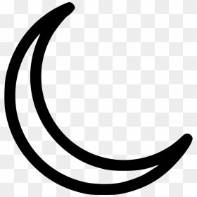 Crescent Moon Waning Night, HD Png Download - crescent png