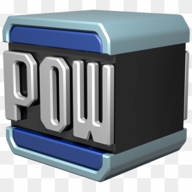 Mario Block Png Image Background - Pow Box Mario Kart Wii, Transparent Png - block png