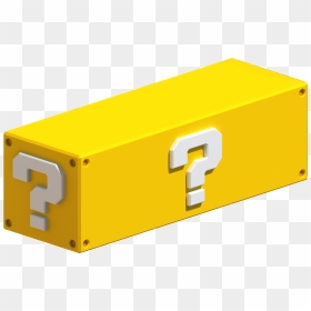 Transparent Mario Block Png - Mario Question Block, Png Download - block png