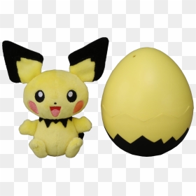 Pokémon Egg Plushes - Pokemon Pichu Egg, HD Png Download - pichu png