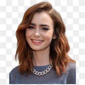 Lily Collins 2 By Flowerbloom172 - Collar Bone One Length Hair, HD Png Download - lily collins png