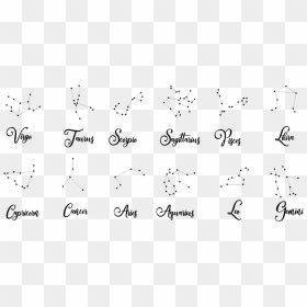Zodiac Png, Transparent Png - constellations png